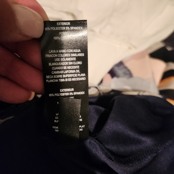 NWT Navy Floral Dress - Picture 8 of 9